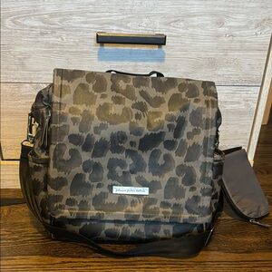 Leopard Print Messenger Bag